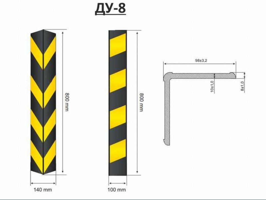 Демпфер угловой резиновый для калона  ДУ-8 От 90 000 до 100 000  сум