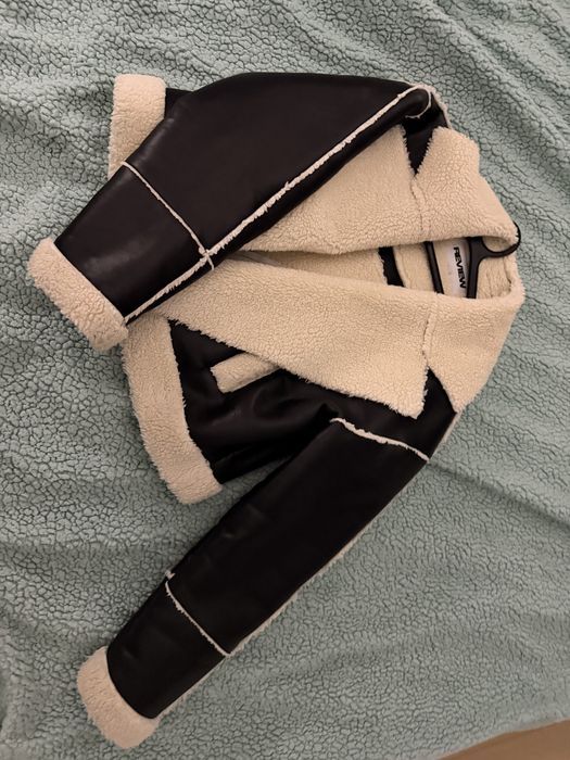 Review яке теди пух кремаво и черна кожа кожено зимно jofra nikole ale