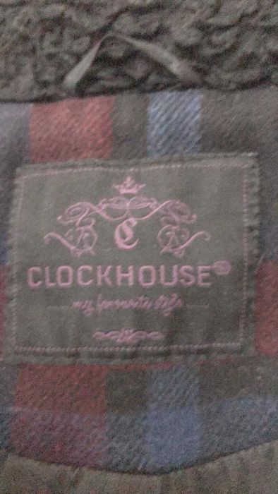 Карирано дамско/тийнеджърско зимно вълнено палто  с качулка, размер S