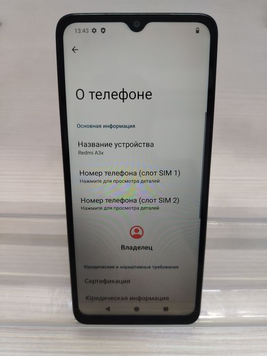 Redmi a3x 64гб озу 3