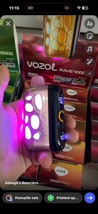 Vape 40.000 Puffs Abur Mult Reincarcabil Display