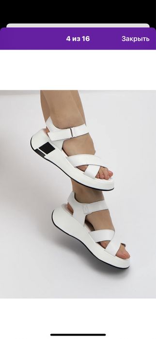 Кожаные сандали 38 размер