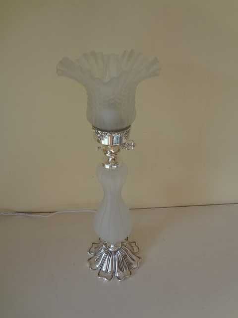 Гръцка лампа от метал и стъкло