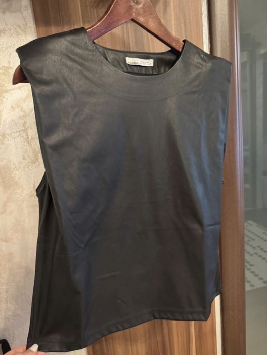 Bluza din piele ecologica Pull&Bear