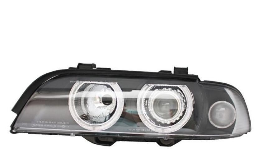 Кристални фарове  Angel Eyes BMW E39  (1995-2000) - черни