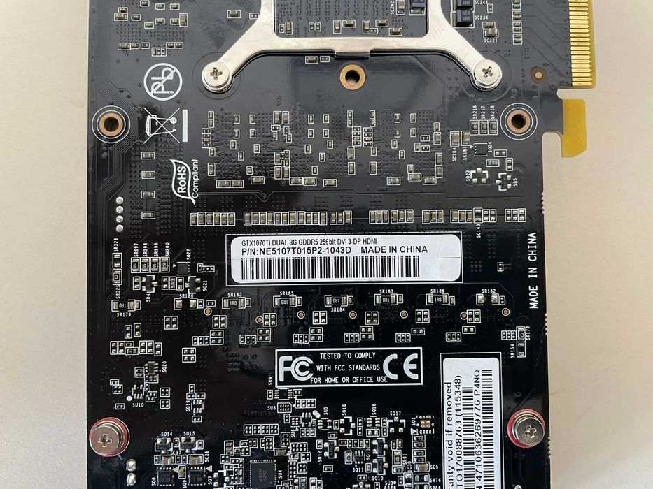 Видео карта Nvidia GTX 1070 Ti Dual 8GB Palit GeForce GTX 1070 Ti