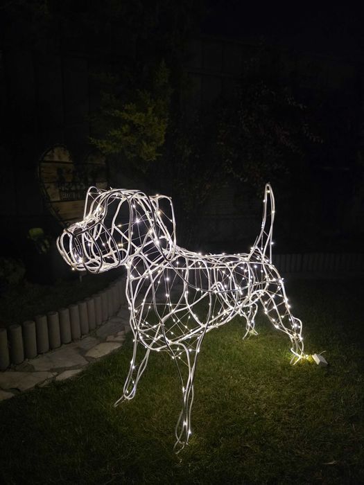 Новогодняя собака