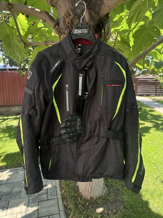 Geacă moto Oxford impermeabila Marimea L + manusi Moto