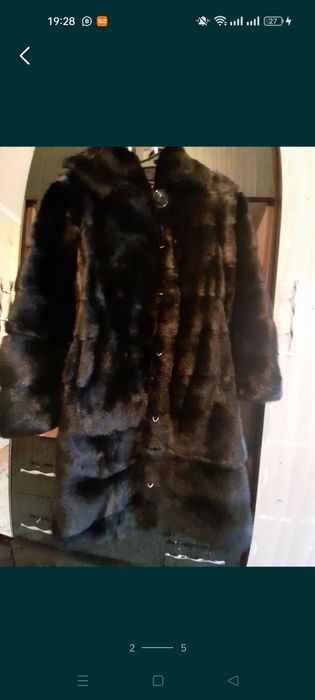 Норковая шуба б/у