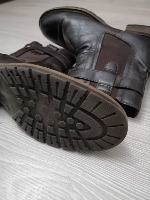 Ghete (bocanci) WRANGLER din piele naturala - model Chelsea
