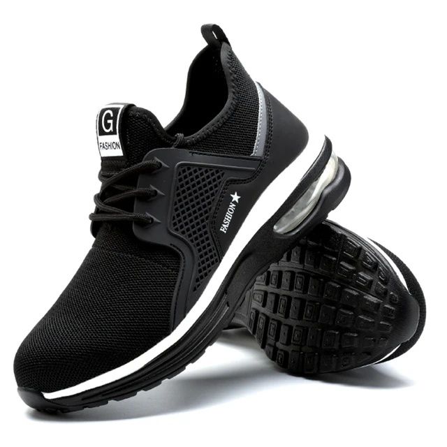 Мъжки работни обувки с метално бомбе