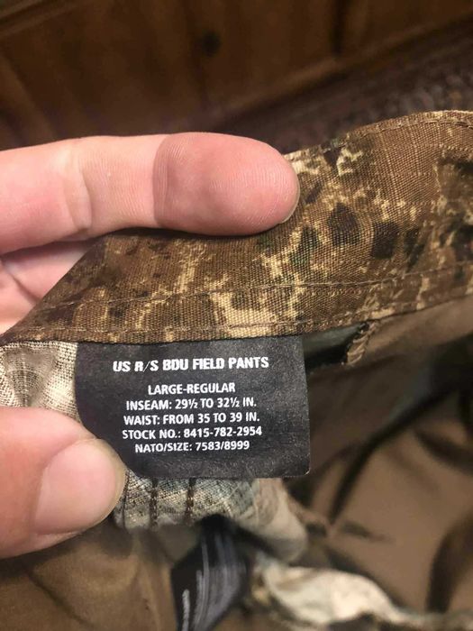 Airsoft/ловни панталони US-BDU WASP I Z2 - L размер