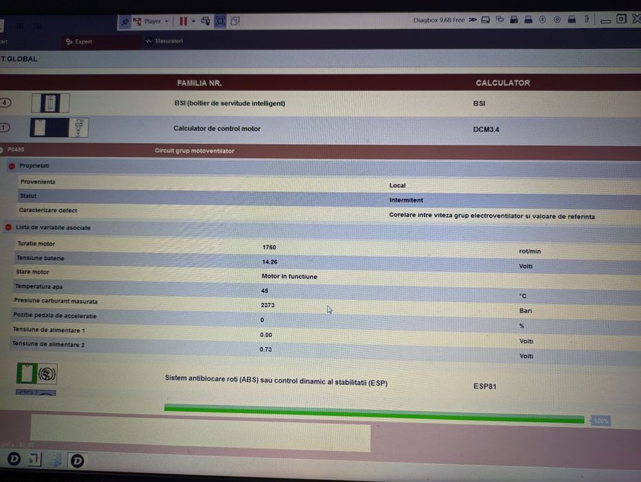 Diagnoza auto Citroen-Peugeot