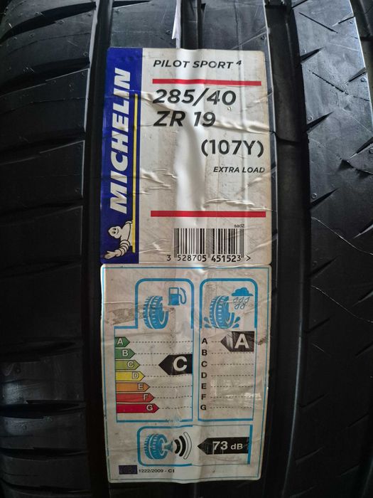 2 Anvelope de VARA - 285/40/19 107Y - Michelin Pilot Sport 4 OEM BMW M5 M6 - NOU - DOT 2020 !