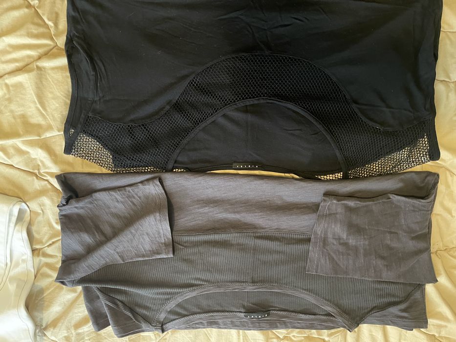 SISLEI set blugi albi / tricou plasa