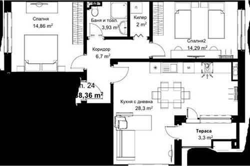 Продава се Тристаен апартамент в Търговище, Център - 107 кв.м за 1150 €/кв.м - Снимка #8