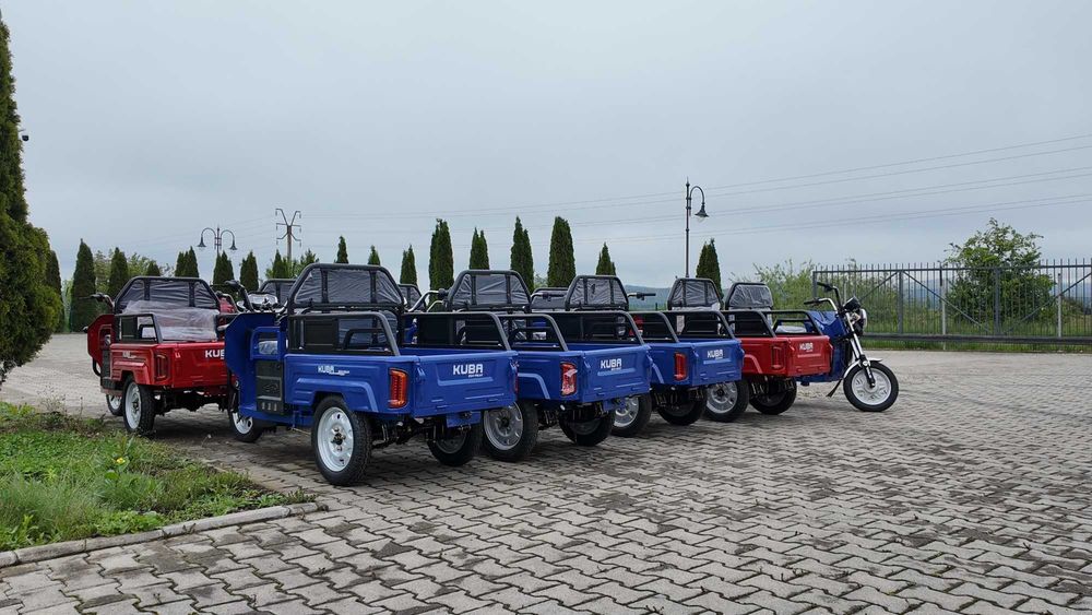 Triciclu electric KUBA Eco-Pickap Ultra fara permis cu CIV inclus