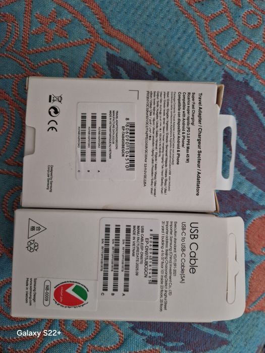 Оригинал зарядка для Samsung 45w