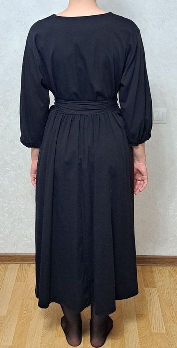 Платье женское х/б, с поясом.