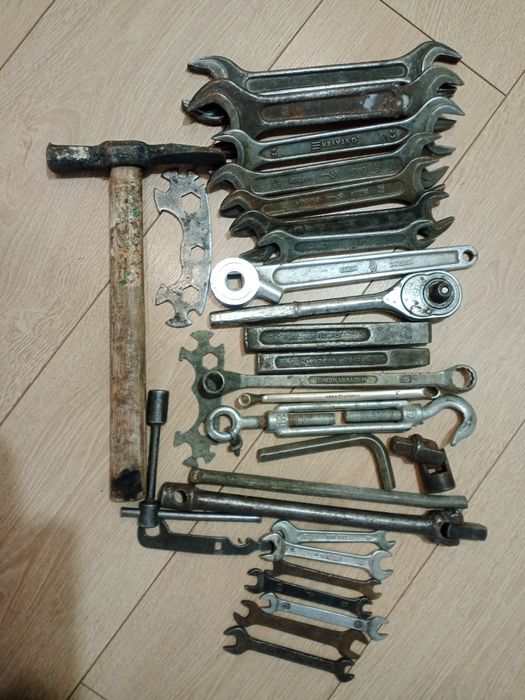 Продам ключи рожковые разные, есть трещетки