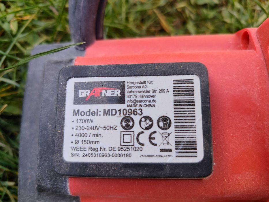 Freză pentru piatră și zidărie, electrică, în stare bună