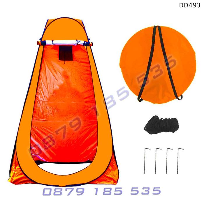 Преносима сгъваема къмпинг душ палатка съблекалня тоалетна преобличане