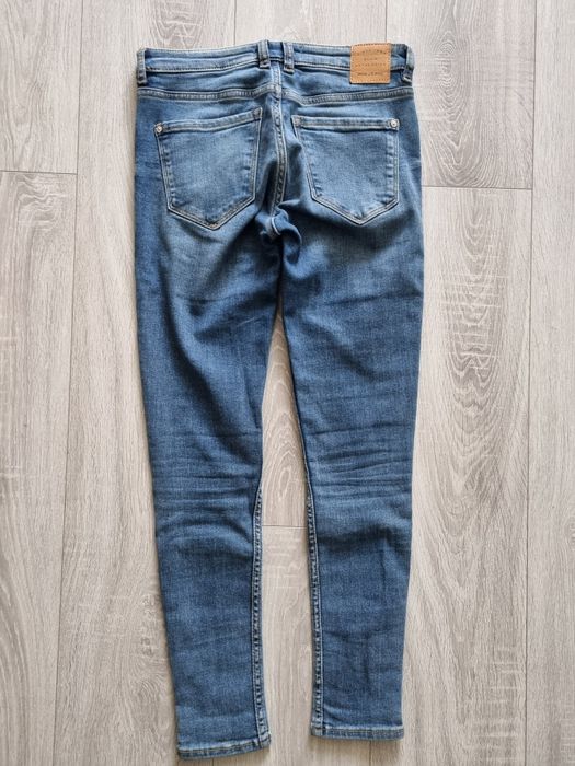 Blugi Skinny Mango fermoare laterale