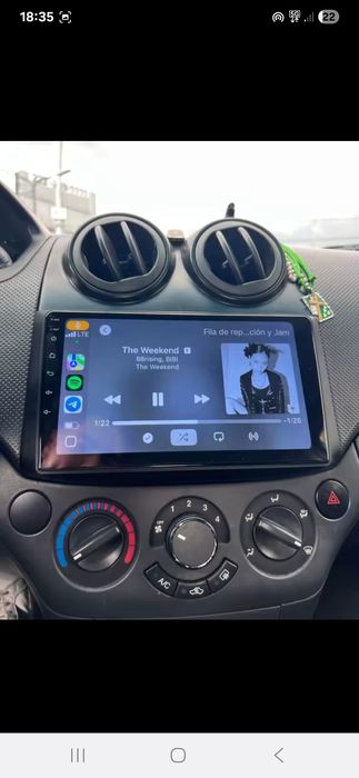 Navigatie Android Chevrolet Aveo Waze YouTube Carplay