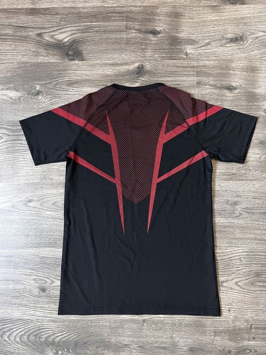 Gym shark onyx compression t-shirt red