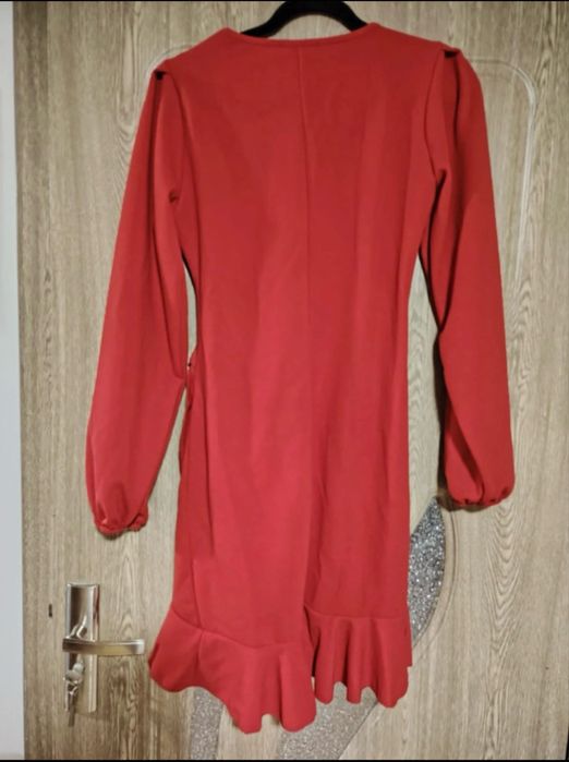Rochie rosie de zi