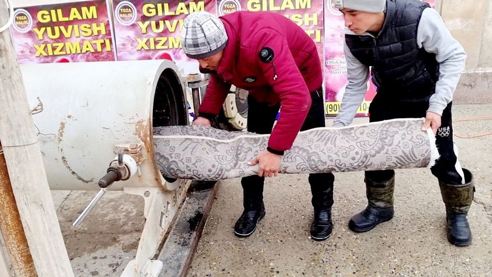 Gilam va mebel yuvish xizmati