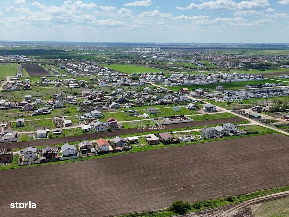 Teren intravilan 418 mp Berceni curent acte la zi construcție