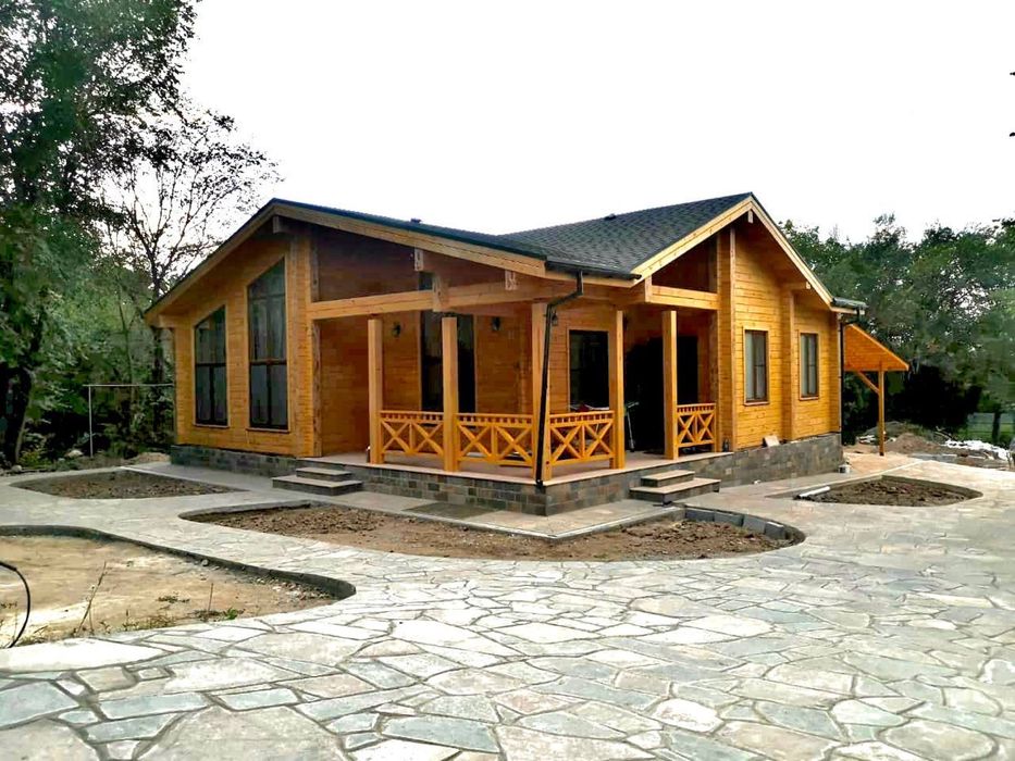 Монтаж демонтаж реставрация шлифовка покраска деревянный клееный брус