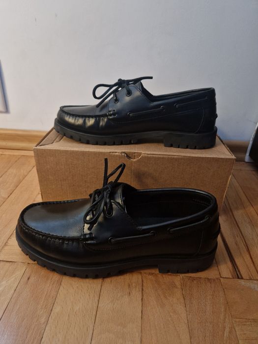 Мокасини mango, естествена кожа