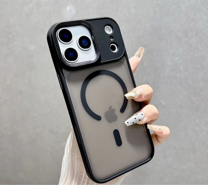 Iphone 17/17 AIR/17 PRO/17 PRO MAX - Husa Magsafe Metalic Frame Camera