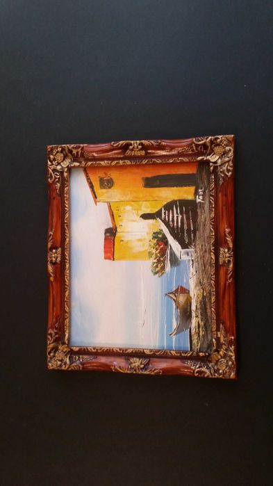 2 прекрасни картини, рисувани с маслени бои на фазер.