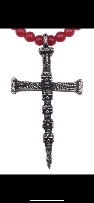 Colier cu cruce 6,83*4,07 cm
