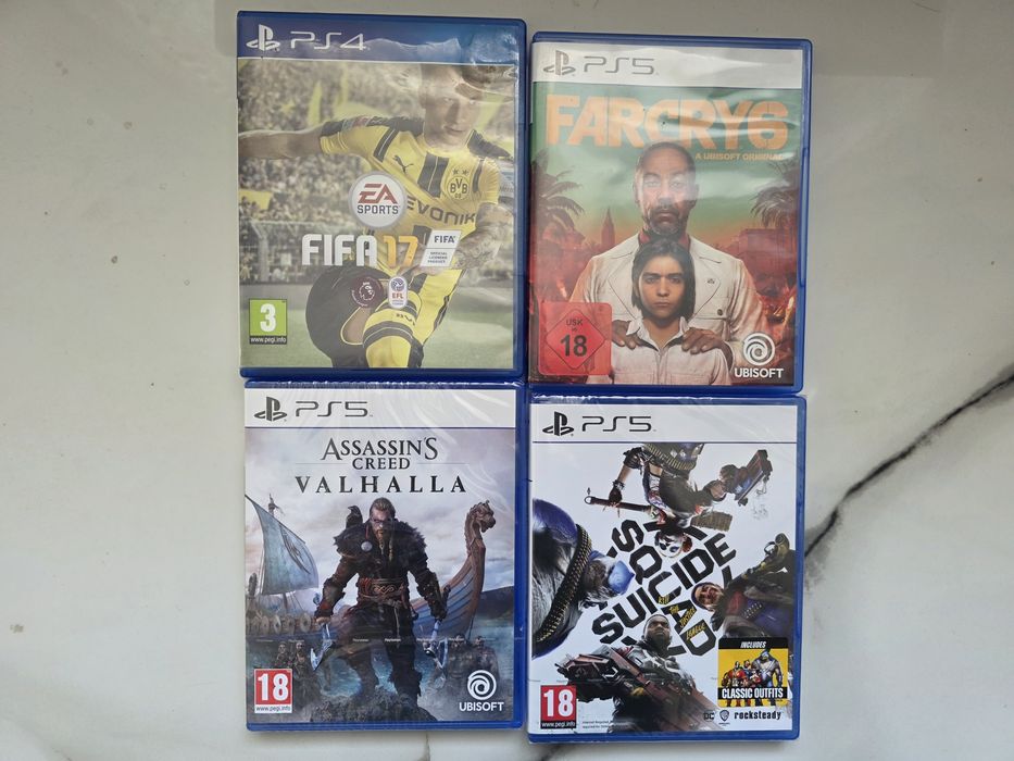 Suicide squad, Assassins creed Valhalla sigilate PS5