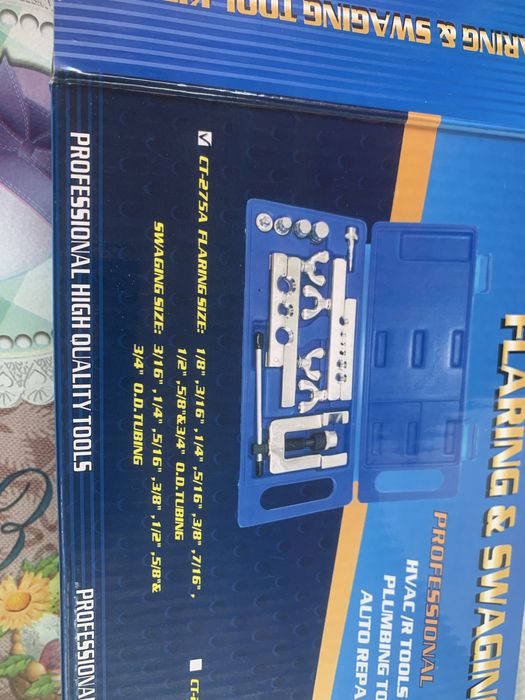 Trusa pentru bercuit tevi,conducte cupru aer conditionat etc