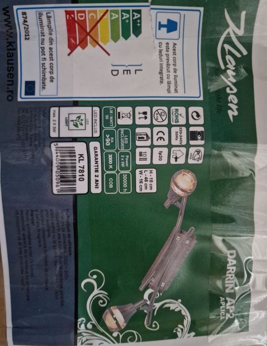 Aplica Plafon Klausen Darrin