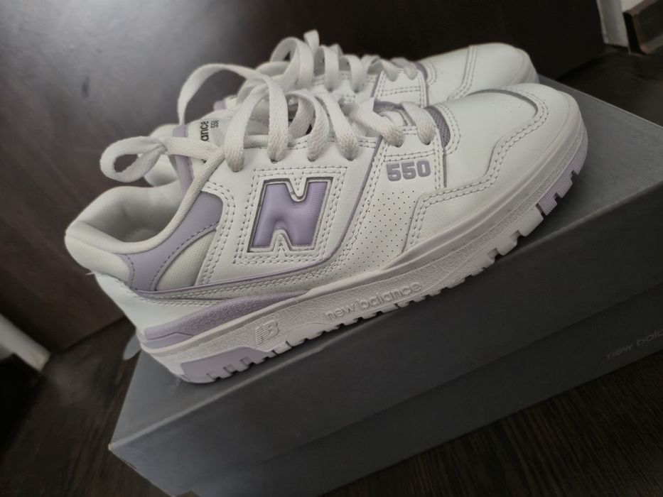 New Balance 550 (White/Lilac)