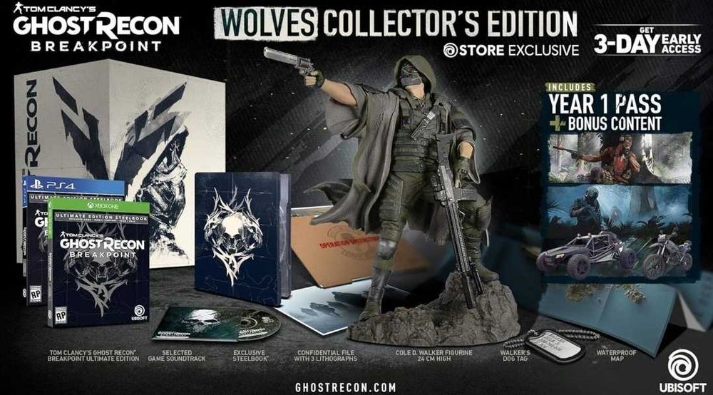 Tom Clancys Ghost Recon Breakpoint Wolves Collector's Edition PS4
