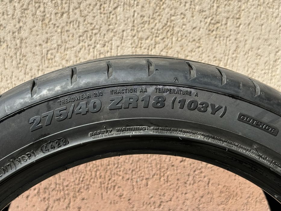 Cauciucuri de vară 245/45/R18 și 275/40/R18 BMW seria 5 F10/F11/F07