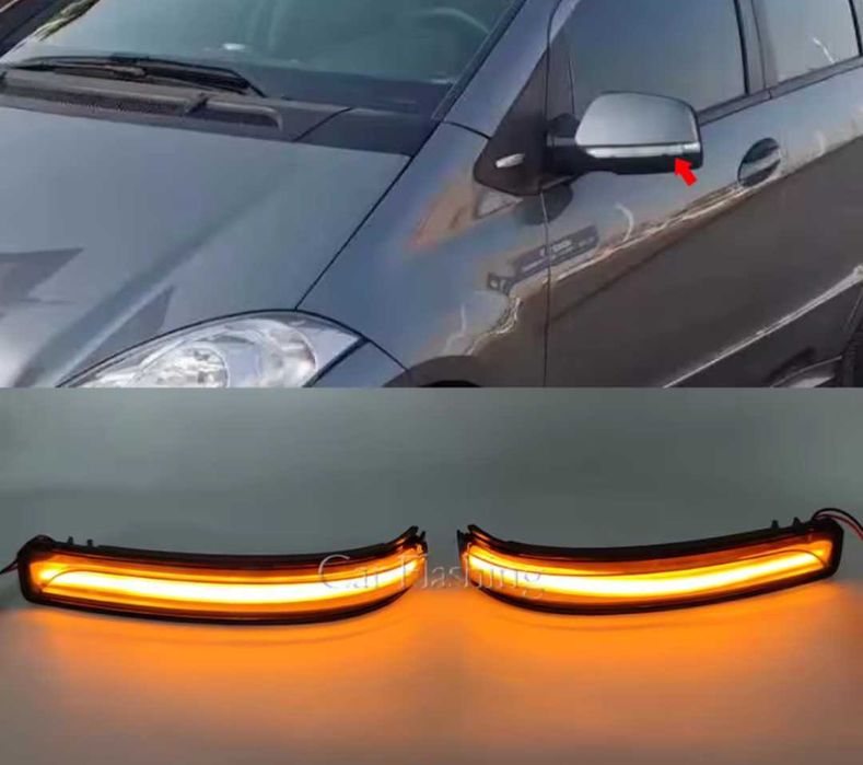 Динамични бягащи мигачи за огледалата за Мерцедес Mercedes W169 W245