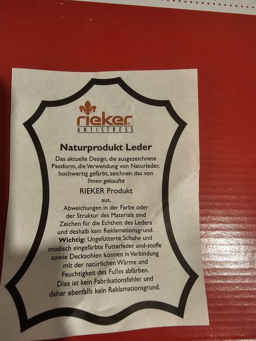 Нови обувки Rieker 44-45 номер