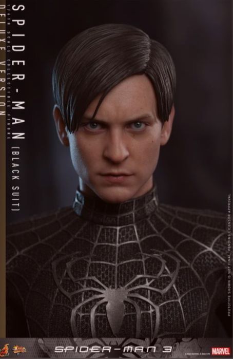 Hot Toys Spider-Man 3  (Black Suit) Deluxe 1/6th