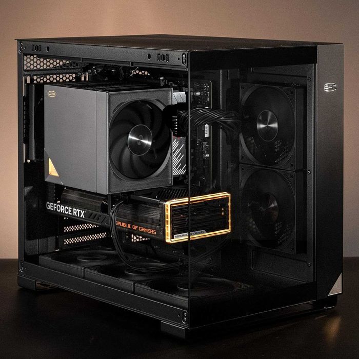Cooler CPU PCCOOLER CPS RZ820 BK Dual Tower 290W TDP 8 Heatpipes PWM 2200RPM ARGB Intel LGA 1851 1700 AMD AM5 High-End Cooling Silent Premium Black