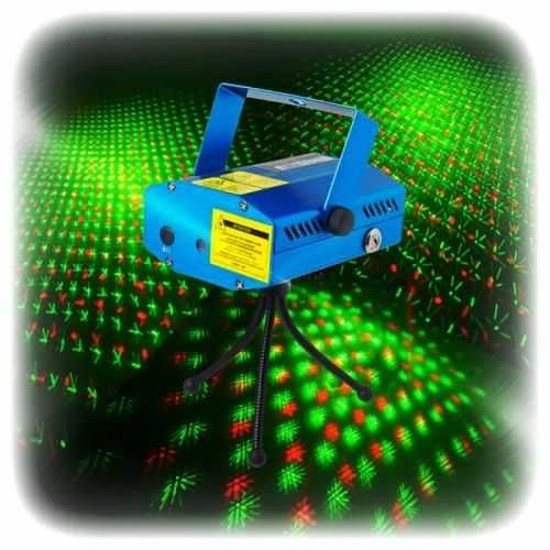 Двуцветен лазер Диско Парти лампа,прожектор!Декорация,украса,празник