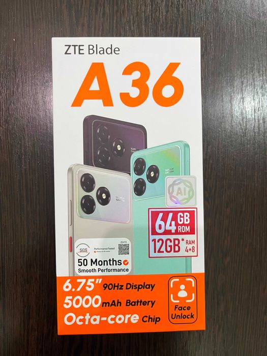 Телефон ZTE Blade A36