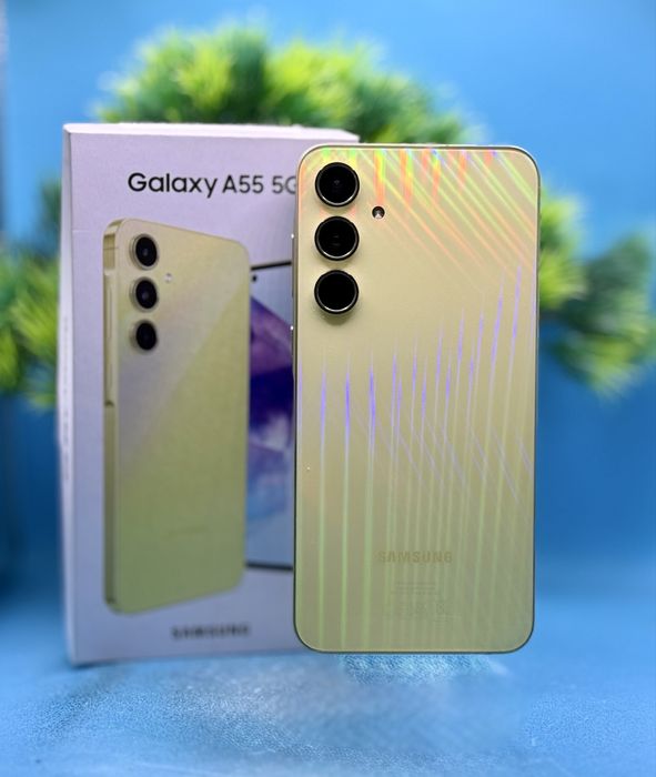 ГАРАНЦИОНЕН!!! Samsung Galaxy A55, 8GB, 256GB, 5G, Awesome Lemon